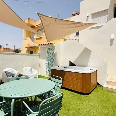 Bungalow Jacuzzi Privado Y Vistas Gran Alacant- Aledama Homes Exterior photo